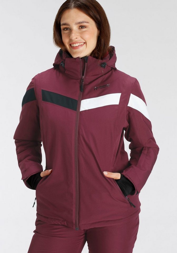 Maier Sports Skijacke Ski Jacke wattiert Damen Wasser & winddicht & atmungsaktiv in großen Größen von Maier Sports