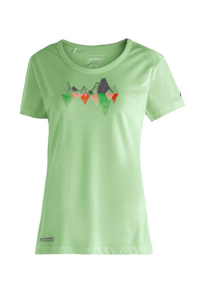 Maier Sports T-Shirt Tilia Shirt W Damen Funktionsshirt, Freizeitshirt mit Aufdruck von Maier Sports