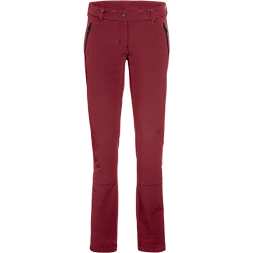 Maier Sports W Helga Slim Rot - Warme robuste Damen Winter Outdoorhose, Größe 38 - Farbe Tamarillo von Maier Sports