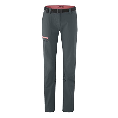 Maier Sports W Lulaka 15 Grau, Damen Softshellhose, Größe 44 - Farbe Graph - Strawberry von Maier Sports