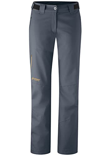 Maier Sports W Narvik Pants Blau - wasserdichte atmungsaktive Damen Hardshell Tourenhose, Größe 38 - Farbe Ombre Blue - von Maier Sports