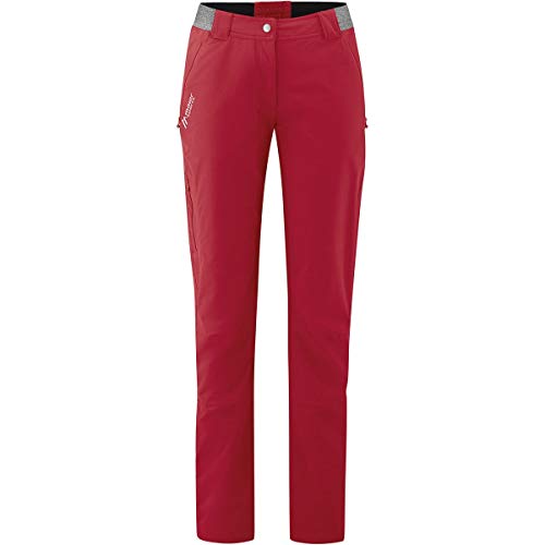 Maier Sports W Norit 2.0 Rot - Wasserabweisende leichte Damen Outdoorhose, Größe 44 - Farbe Chili Pepper von Maier Sports