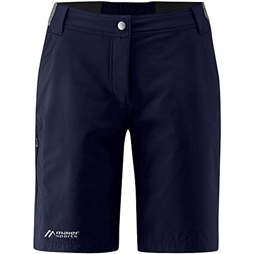 Maier Sports W Norit Short Blau - Leichte Flexible Damen Outdoor Bermudashorts, Größe 36 - Farbe Night Sky von Maier Sports