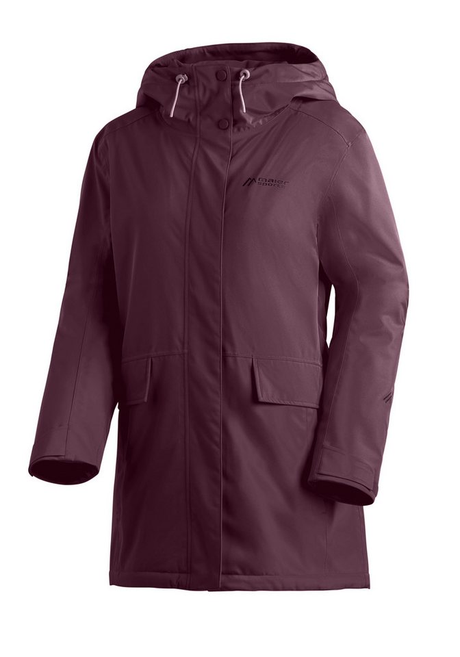 Maier Sports Winterjacke Lisbon Coat Damen Wintermantel, wattierte Regenjacke, wasserdicht + atmungsaktiv von Maier Sports