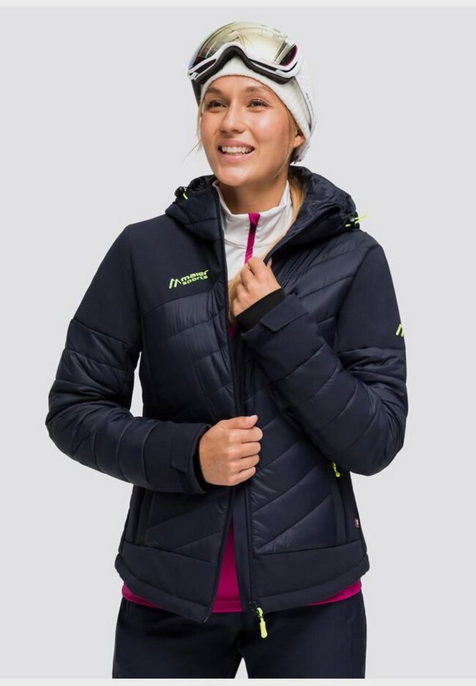 Maier Sports Winterjacke Maier Sports Damen Hybridjacke Fast Vibes mit Schn von Maier Sports