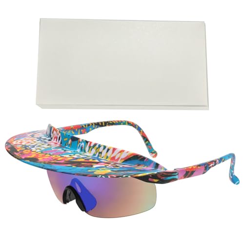 Maigridy Lässt sich mit der Fahrrad-Sonnenbrille an der Sonnenbrille befestigen, Gelbe Wasserübertragung von Maigridy