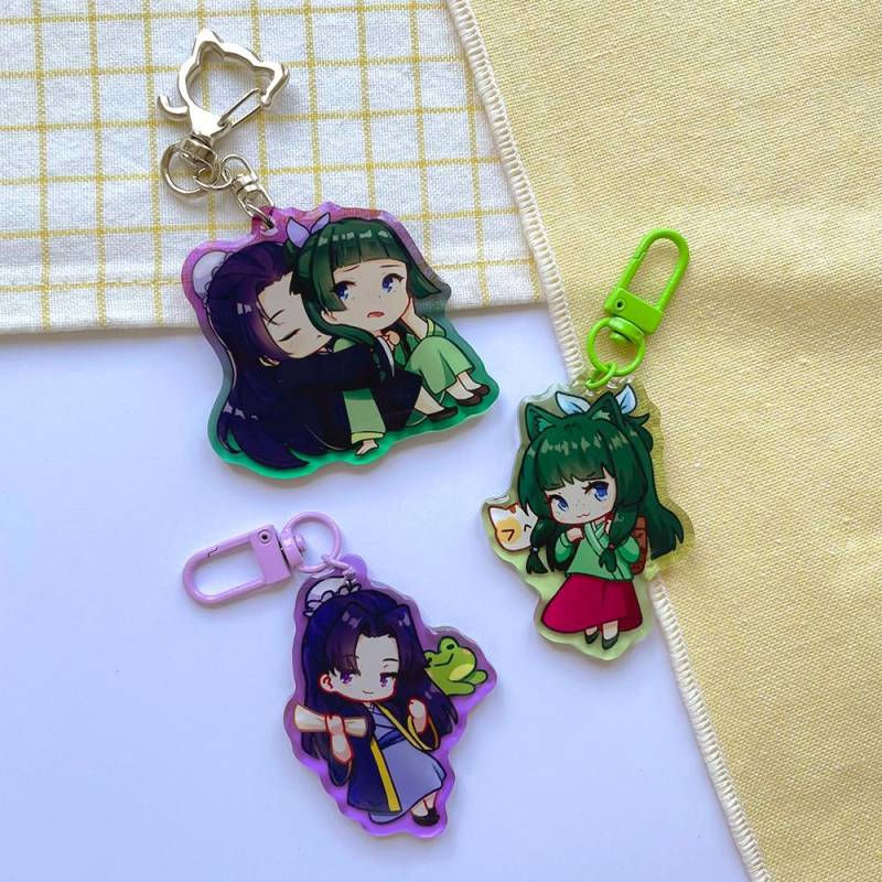 Apotheker-Tagebücher Doppelseitig Getöntes Acryl Schlüsselbund Geschenk Accessoire von Maiinichi