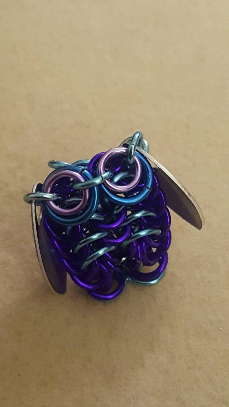 Eule - Kleine Chainmaille Eule von MailledMoose