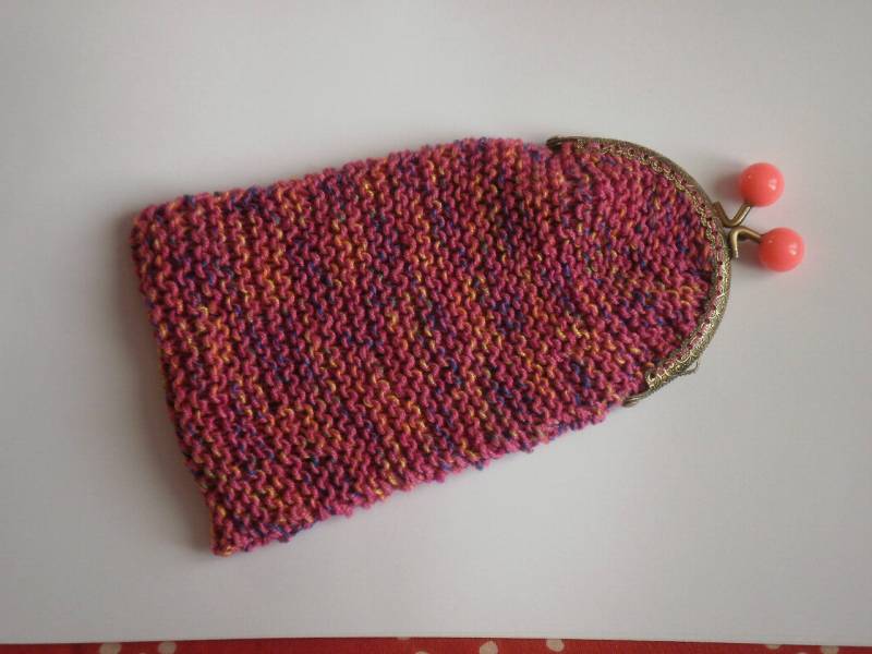 Kleine "Chic" in Heather Baumwolle Gläser Fall Rosa von Maillesentete