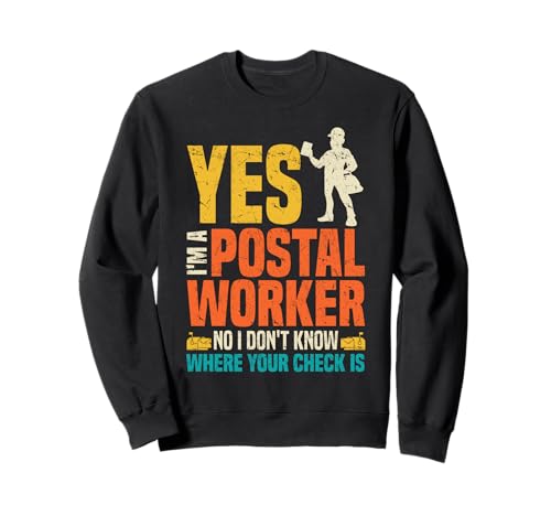 Lustiger Postbote Postbote für Männer Sweatshirt Lustiger Postbote Postbote für Männer Sweatshirt von Mailman Designs for Postal Worker Postman
