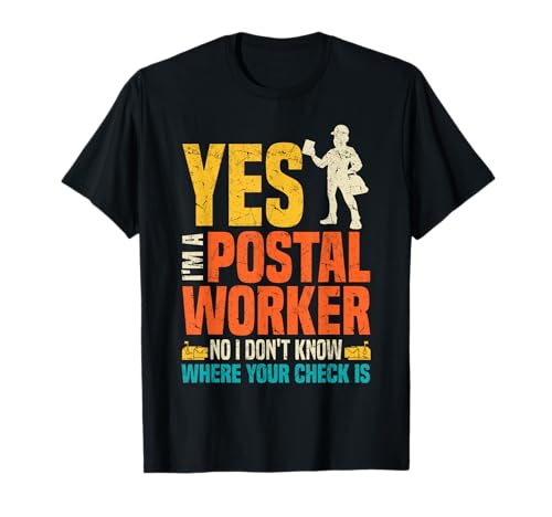 Lustiger Postbote Postbote für Männer T-Shirt Lustiger Postbote Postbote für Männer T-Shirt von Mailman Designs for Postal Worker Postman