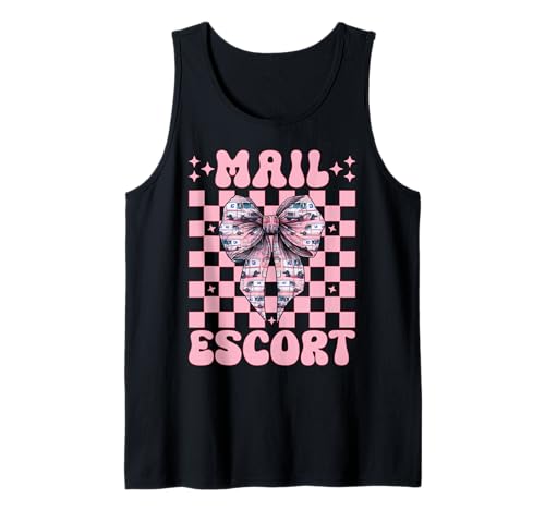 Post Escort Mail Carrier Postangestellte Post Lady Girl Mama Tank Top Post Escort Mail Carrier Postangestellte Post Lady Girl Mama Tank Top von Mailwomen Pink Coquette Bow Mail Carrier Gifts