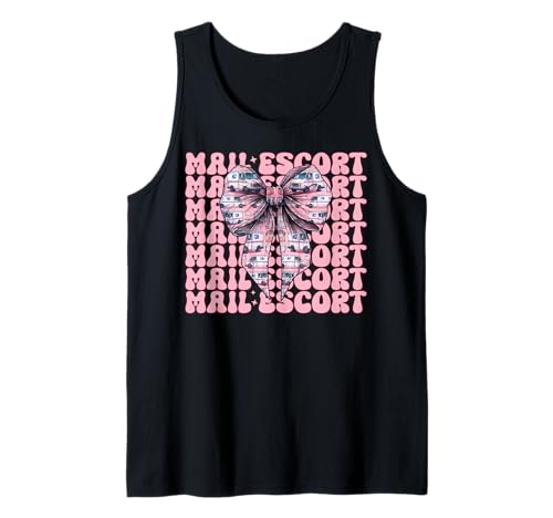Post Escort Mail Carrier Postangestellte Post Lady Girl Mama Tank Top Post Escort Mail Carrier Postangestellte Post Lady Girl Mama Tank Top von Mailwomen Pink Coquette Bow Mail Carrier Gifts