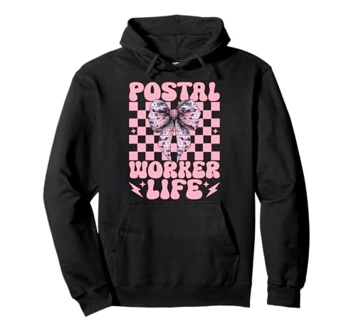 Postangestellter Life Mail Carrier Mail Lady Girl Mom Coquette Pullover Hoodie Postangestellter Life Mail Carrier Mail Lady Girl Mom Coquette Pullover Hoodie von Mailwomen Pink Coquette Bow Mail Carrier Gifts