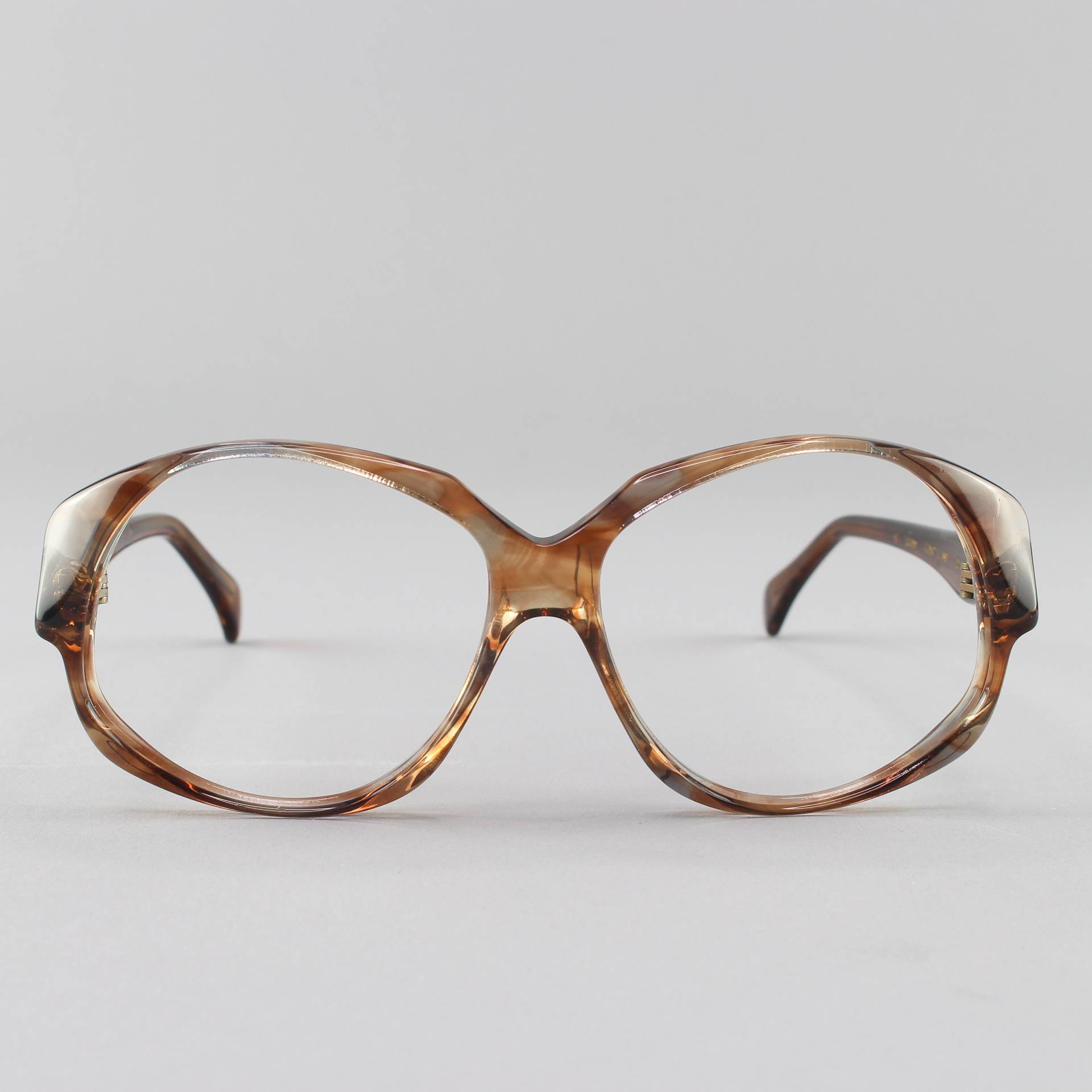 80Er Vintage Oversized Runde Brille Klare Braune Brillenfassung - Odile Hickory 80Er Vintage Oversized Runde Brille Klare Braune Brillenfassung - Odile Hickory von MainAndGrand