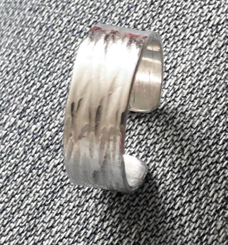 Palladiumring "Baumrinde" Geschmiedet/Palladium Ring Barkskin Pattern Polished Palladiumring "Baumrinde" Geschmiedet/Palladium Ring Barkskin Pattern Polished von MainSilberWerk