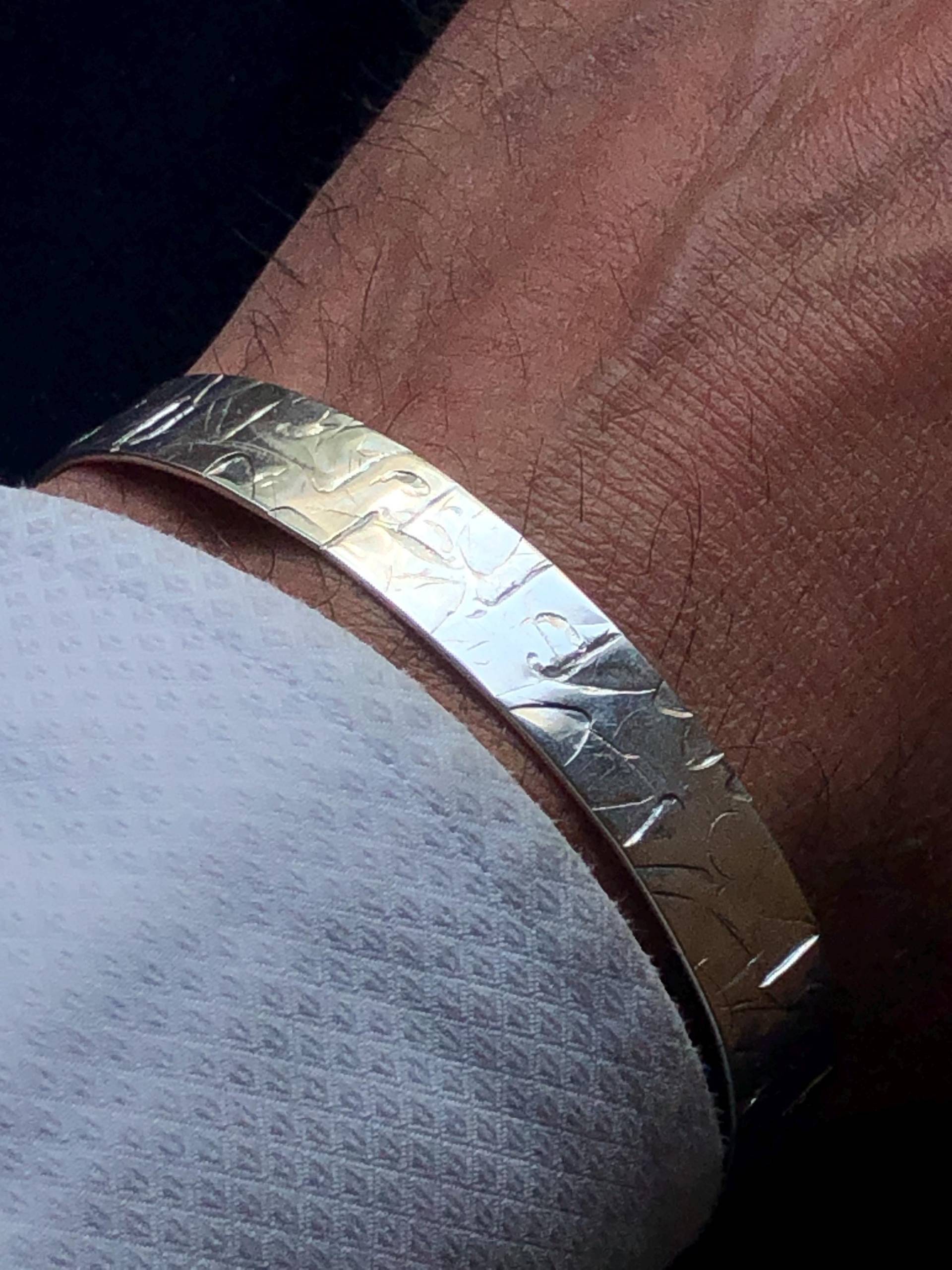 Silberarmreif "Paul Klee", Armspange Geschmiedet, Silver Bracelet Silberarmreif "Paul Klee", Armspange Geschmiedet, Silver Bracelet von MainSilberWerk