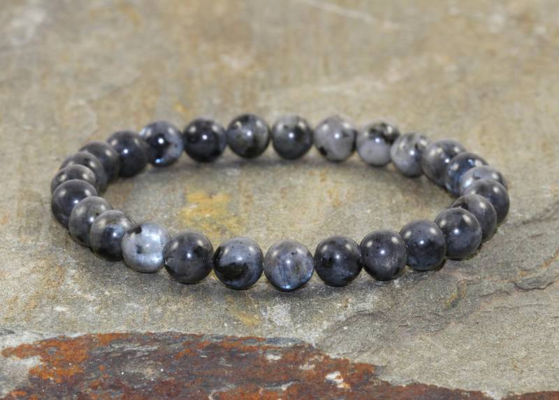 Labradorit Stacking Armband, Handgelenk Mala Perlen, Heilende Kristalle, Yoga Chakra Schmuck, Magie + Intuition Vertiefung Unserer Spiritualität von MainaShiki
