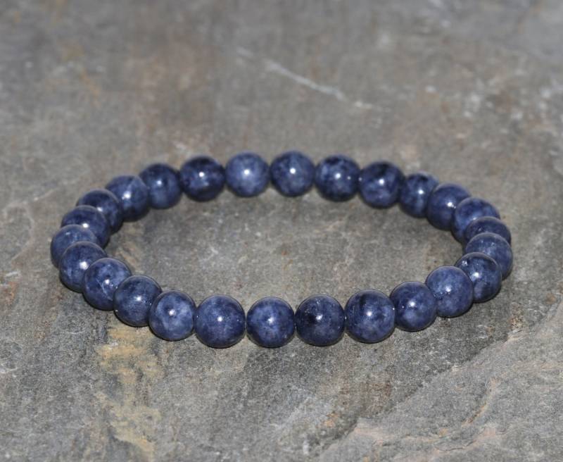 Saphir Armband Handmade 6mm Dunkelblau Sapphire Edelstein Natürliches Stacking Unisex Schmuck Hope Saphir Armband Handmade 6mm Dunkelblau Sapphire Edelstein Natürliches Stacking Unisex Schmuck Hope von MainaShiki