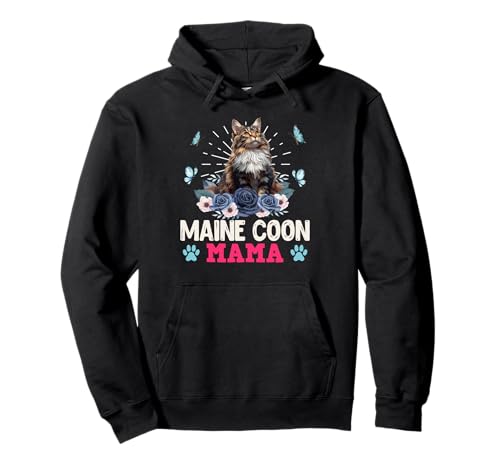 Maine Coon Katzenmama MAINE COON MAMA MAIN COON Mutter Pullover Hoodie von Maine Coon Geschenk Main Coon Shirt Katzen Mama