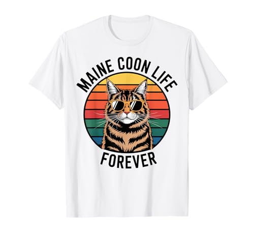 Maine Coon Life Katze Männer Frauen Kinder Geschenk T-Shirt Maine Coon Life Katze Männer Frauen Kinder Geschenk T-Shirt von Maine Coon Life Forever