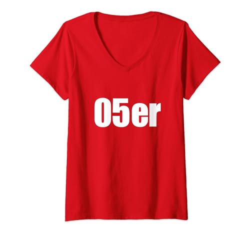 Damen Mainz - 05er T-Shirt mit V-Ausschnitt Damen Mainz - 05er T-Shirt mit V-Ausschnitt von Mainz - 05er