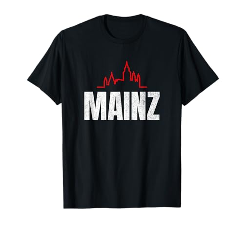 Mainz Mainzer Dom Silhouette Männer Meenzer Bub T-Shirt von Mainz Mainzer Dom Echte Meenzer Bub Outfits