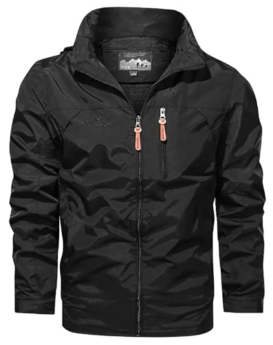 Herren Sommerjacke Softshelljacke Funktionsjacke Atmungsaktive Übergangsjacke Zip Up Herrenjacke Einfarbige Leichte Jacke Männer Freizeitjacke Outdoorjacke mit Kapuze Windbreaker zum Laufen, Radfahren Herren Sommerjacke Softshelljacke Funktionsjacke Atmungsaktive Übergangsjacke Zip Up Herrenjacke Einfarbige Leichte Jacke Männer Freizeitjacke Outdoorjacke mit Kapuze Windbreaker zum Laufen, Radfahren von Maisley