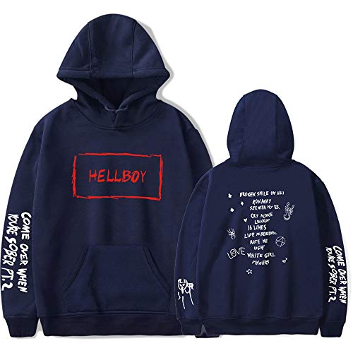 Hoodies Kapuzenpullover Pullover Hip Hop Rapper Freizeitmäntel Langarm Lose Tops Mode Mäntel Sweatshirt Hoodies Kapuzenpullover Pullover Hip Hop Rapper Freizeitmäntel Langarm Lose Tops Mode Mäntel Sweatshirt von Maisley