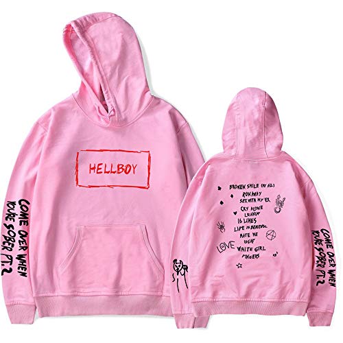 Hoodies Kapuzenpullover Pullover Hip Hop Rapper Freizeitmäntel Langarm Lose Tops Mode Mäntel Sweatshirt von Maisley