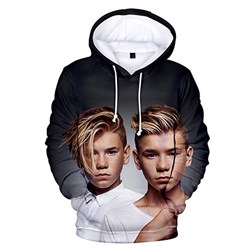 Maisley Marcus&Martinus Kapuzenpullover Beiläufig Sport Hoodies Twins Sänger Mode Frühling und Sommer lose Pullover Sweatshirt von Maisley