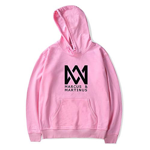 Marcus and Martinus Kapuzenpullover Unisex Winter Warm Langarm Mit Tasche mit Kordelzug Hoodie Pullover Outerwear Fashion Drucken Muster Sweatshirt Casual Sweatjacke von Maisley