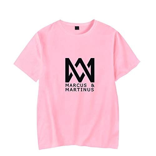 Marcus and Martinus Unisex T-Shirt Print Sommer Twins Sänger Casual Kurzarm Damen/Herren Kleidung von Maisley