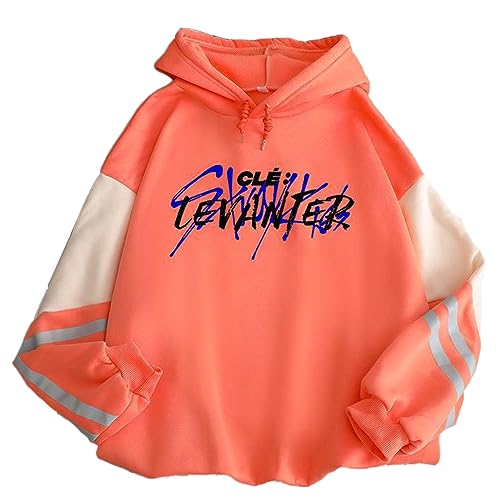 Stray Kids Kapuzenpullover Sport Pullover BangChan Lee Know Changbin Hyunjin Han Felix Seungmin I.N Fashion Hoodie Loose Lässiges Sweatshirt Tops von Maisley