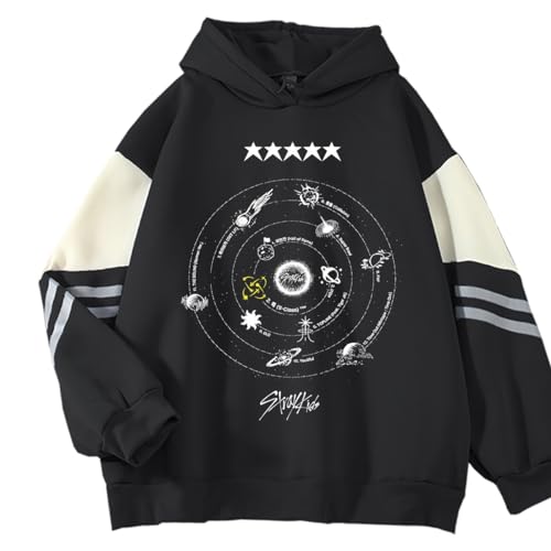Stray Kids Kapuzenpullover Sport Pullover BangChan Lee Know Changbin Hyunjin Han Felix Seungmin I.N Fashion Hoodie Loose Lässiges Sweatshirt Tops von Maisley