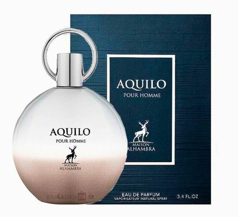 Maison Alhambra Eau de Parfum Aquilo Pour Homme Männer EDP Spray, MAISON ALHAMBRA, Herrenparfüm, Glasflakon, Herrenduft von Maison Alhambra