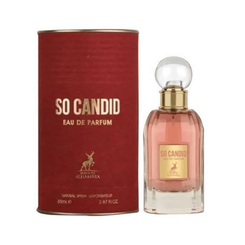 SO CANDID Eau de Parfum 85 ml (ORIGINAL), Eau de Parfum Woman Oud Oriental Musk 85 ml Noten: Gardenie, Honig, Patchouli. von Lattafa