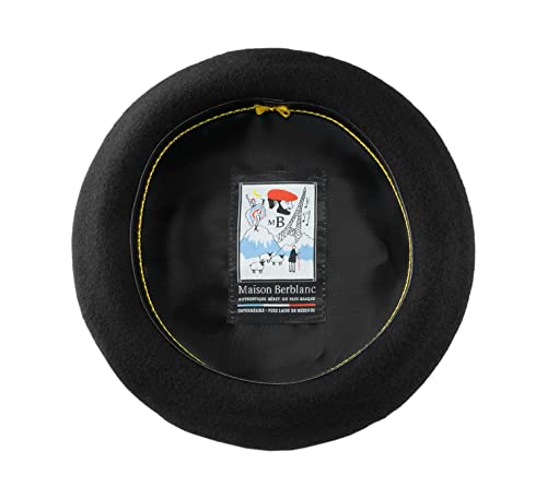 Maison Berblanc - Französische Barett, Baskenmütze wasserabweisend Le Parisien - Size 59 cm - Noir von Maison Berblanc