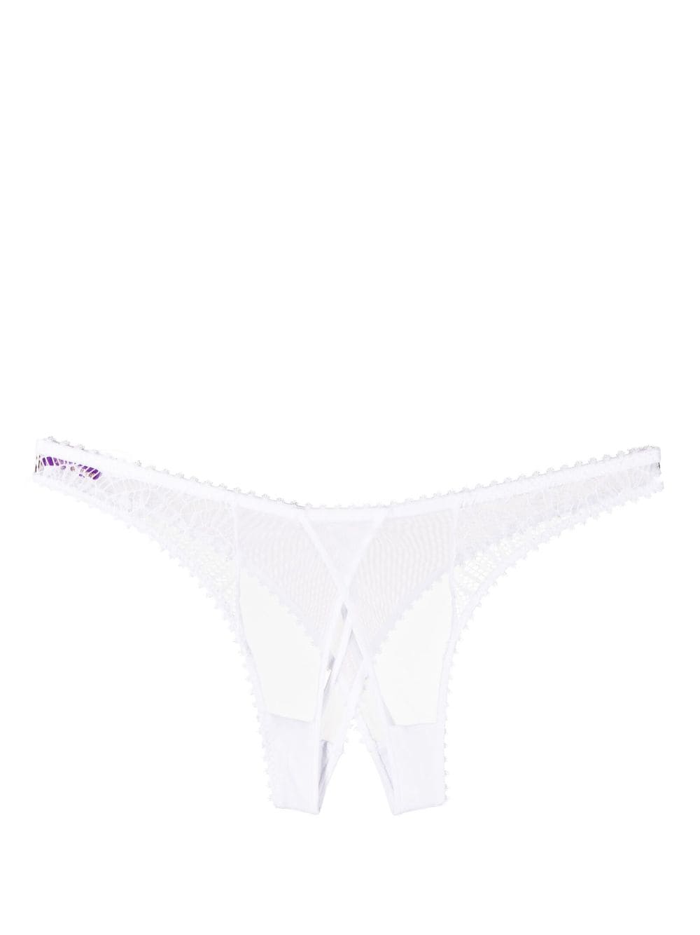 Maison Close Accroche Coeur Tanga - Weiß von Maison Close