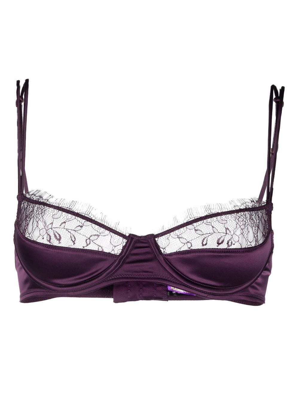 Maison Close BH aus Satin - Violett von Maison Close