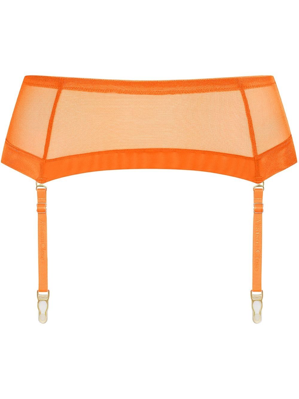 Maison Close Corps à Corps Strumpfhalter - Orange von Maison Close