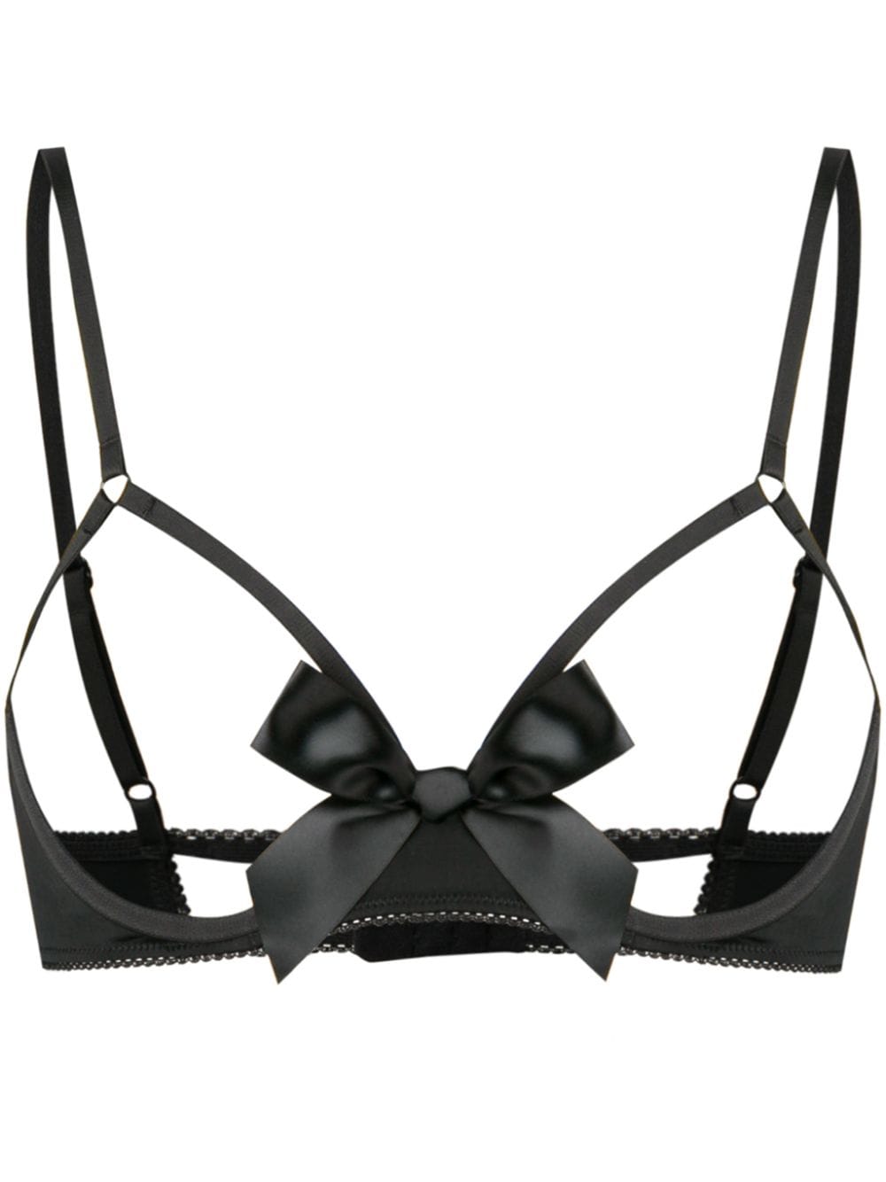 Maison Close 'Le Petit Secret' BH im Bondage-Look - Schwarz von Maison Close