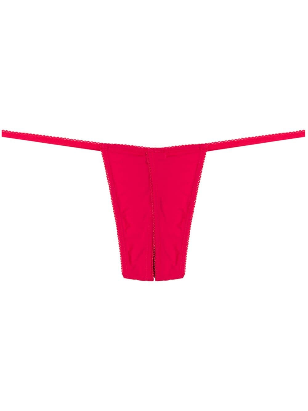 Maison Close 'Le Petit Secret' String-Tanga - Rot von Maison Close