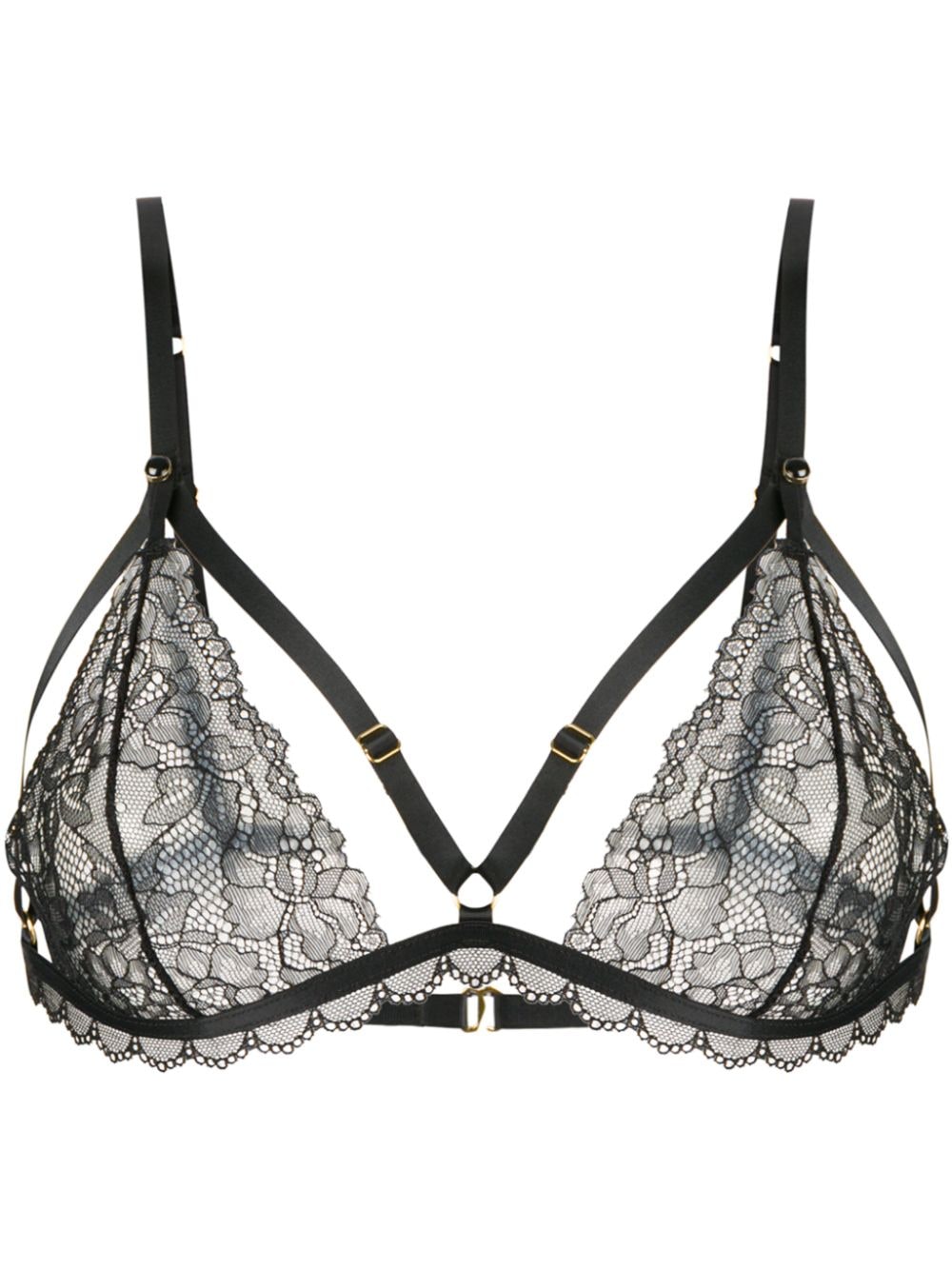 Maison Close 'Le Petit Secret' Triangel-BH - Schwarz von Maison Close