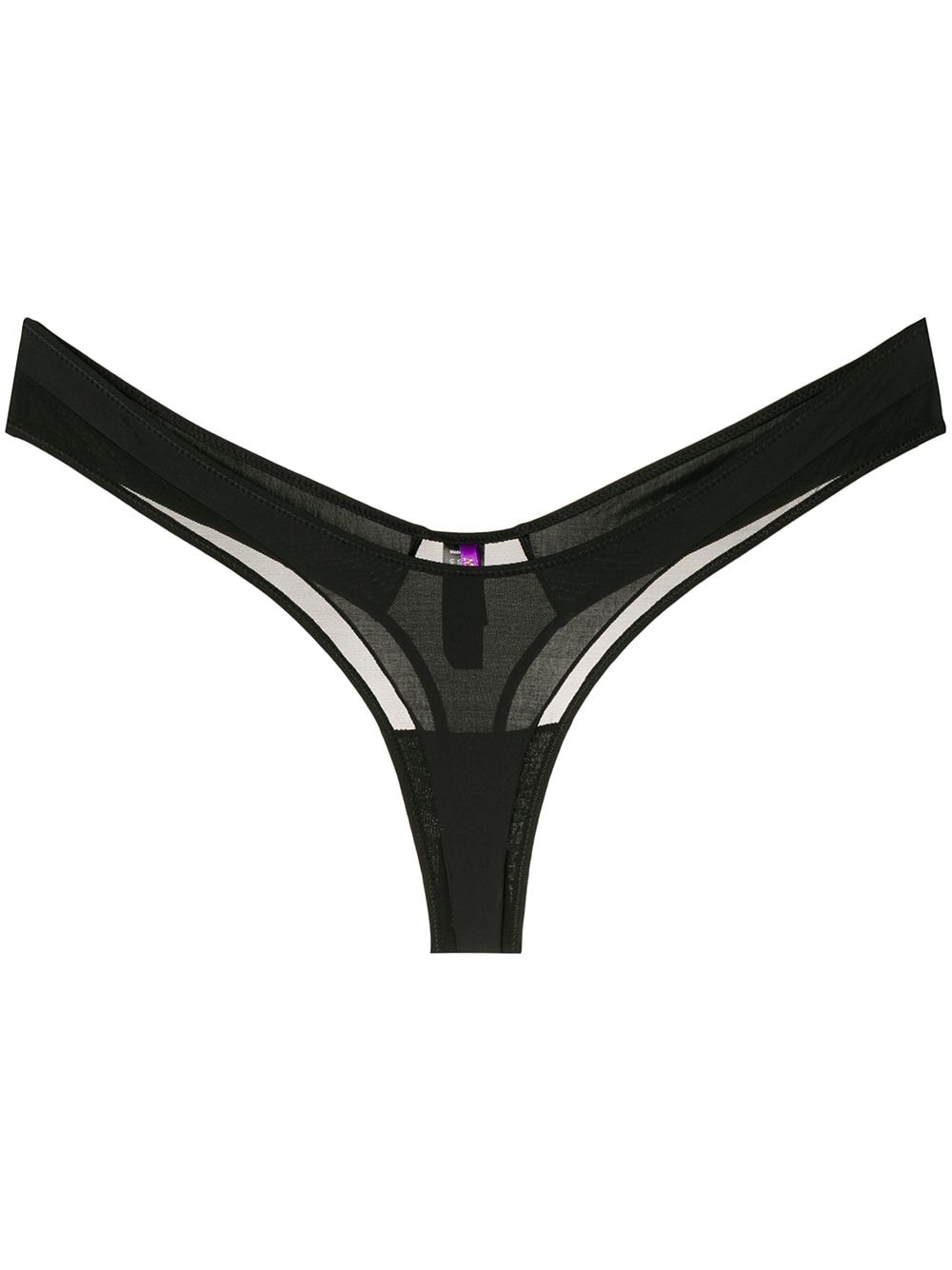 Maison Close 'Pure Tentation' Tanga - Schwarz von Maison Close