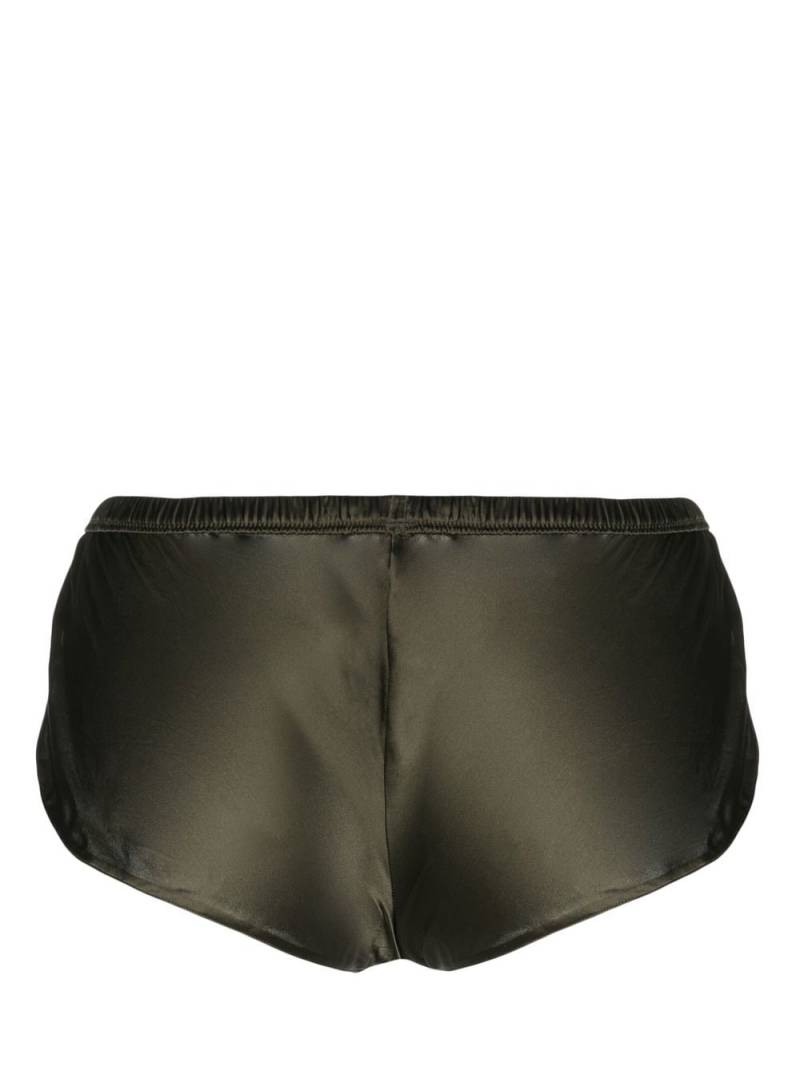 Maison Close Shorts mit elastischem Saum - Grün von Maison Close