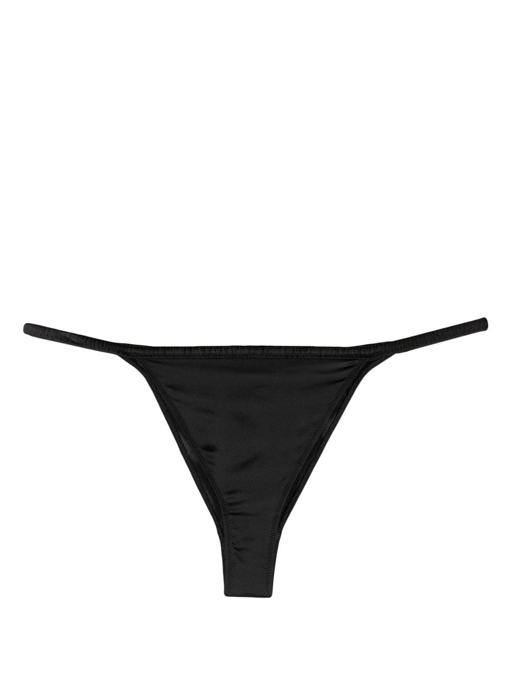 Maison Close String mit Schnürung - Schwarz von Maison Close