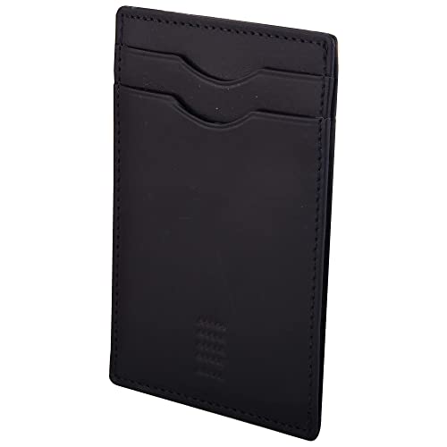 Leder RFID Blocking Cardcase Wallet Slim Wallet Herren, Blau – Vertikales Kartenetui, Small Leder RFID Blocking Cardcase Wallet Slim Wallet Herren, Blau – Vertikales Kartenetui, Small von Maison De Noah