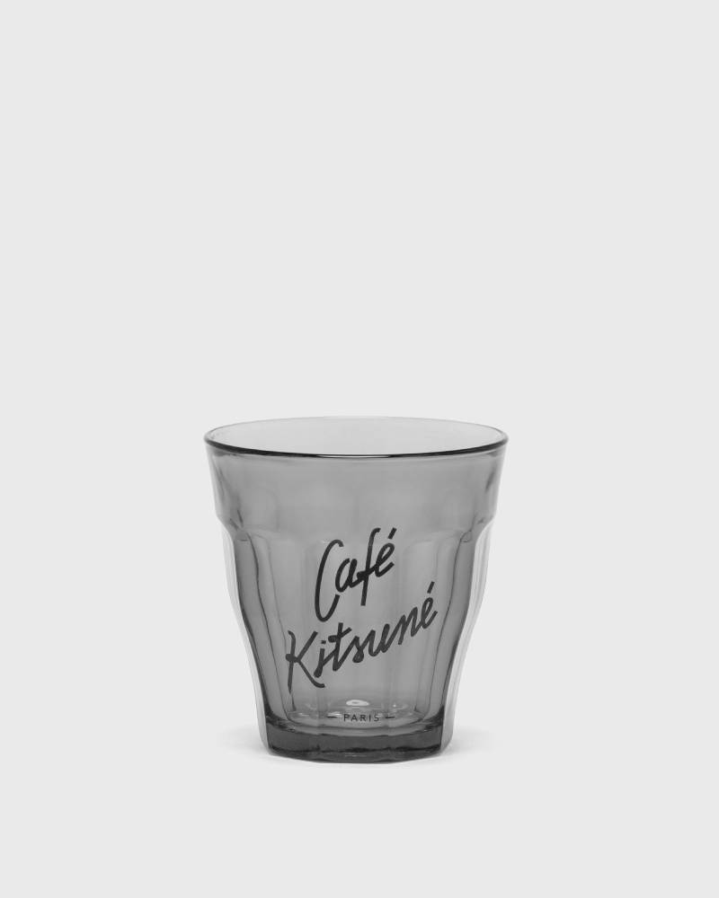 Maison Kitsune CAFE KITSUNE GLASS DURALEX "LE PICARDIE" 25cl men Kitchen- & Tableware grey in Größe:ONE SIZE von Maison Kitsune