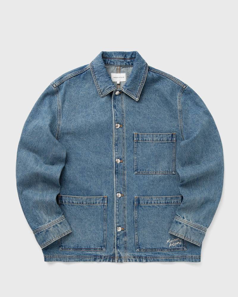 Maison Kitsune DENIM WORKWEAR JACKET men Denim Jackets blue in Größe:S Maison Kitsune DENIM WORKWEAR JACKET men Denim Jackets blue in Größe:S von Maison Kitsune
